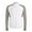 White, variant on Youthup Men's Color-Block Thermal Zipper Sweatshirt, Stand Collar Sportswear with Thumbhole Pockets for Hiking & Gym