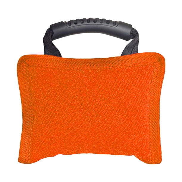 Almohada para mordeduras de perro, bolsa de entrenamiento para perros, accesorios premium, suministros para mascotas y equipos. Naranja