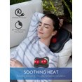 thumbnail image 5 of Masajeador de espalda y cuello: almohada de masaje de tejido profundo 3D con calor para aliviar el dolor muscular, sillas y automóviles (conexión por cable, no inalámbrica) JM, 5 of 5
