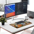 thumbnail image 5 of Amazing World of Gumball Large Gaming Mouse Pad for Desk, Big Mouse Pad Gaming Desk Mat, Mousepad Desk Pad with Non-Slip Base And Stitched Edges, Keyboard Mouse Mat for Home Office Work, 5 of 7