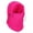Pink, variant on dianhelloya Fashion Warm Hats Integrated Ear Breathable Waterproof Thermal Fleece Balaclava Hat Stylish Winter Headwear for Men Women Black