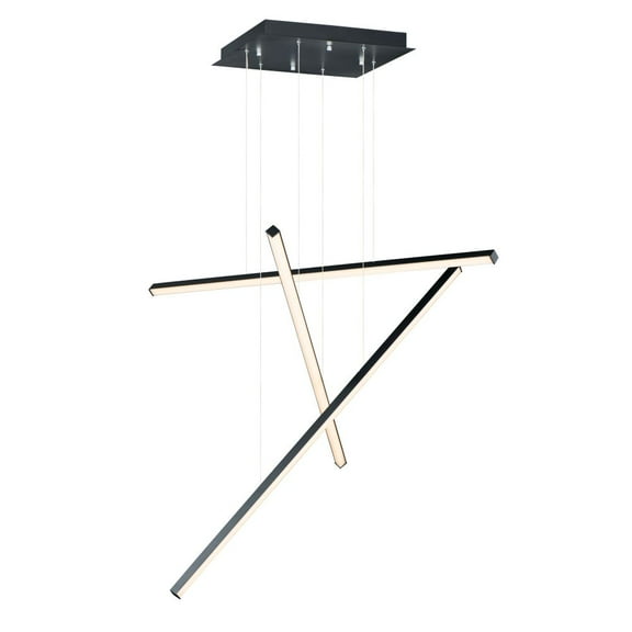 E21373-BK ET2 Lighting Hover - 47.5 Inch 54W 3 LED Pendant