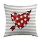 thumbnail image 2 of Funda de almohada con estampado de corazones para San Valentín | Funda de cojín decorativa cuadrada de 45 cm para sofá y cama | Decoración festiva para sala de estar, 2 of 6