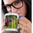 thumbnail image 2 of 3drose, Colorful Lupines, 15oz Two-tone Blue Mug, 2 of 6