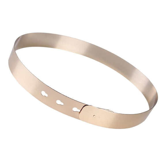 Yunhgft Ladies Waistband Plate Waist Fashion Belt Mirror Band 76 x 3 Gold