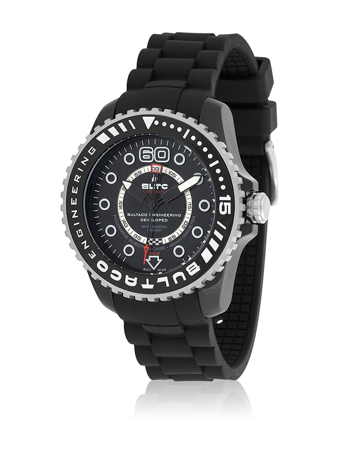 Bultaco White Rubber Sport Watch main image 1