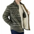 thumbnail image 3 of Jachs New York Men's Wool Blend Sherpa Lined Shirt Jacket (Black, Large), 3 of 11
