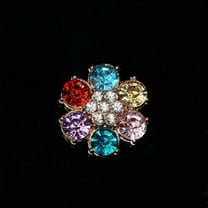 Sparkling Rhinestone Button Covers | Detachable Shirt Button Clips for Women | Crystal Fancy Buttons for Clothing Decoration | Easy Clip-On Design for Blouses & Dresses | DIY Fashion Accessory