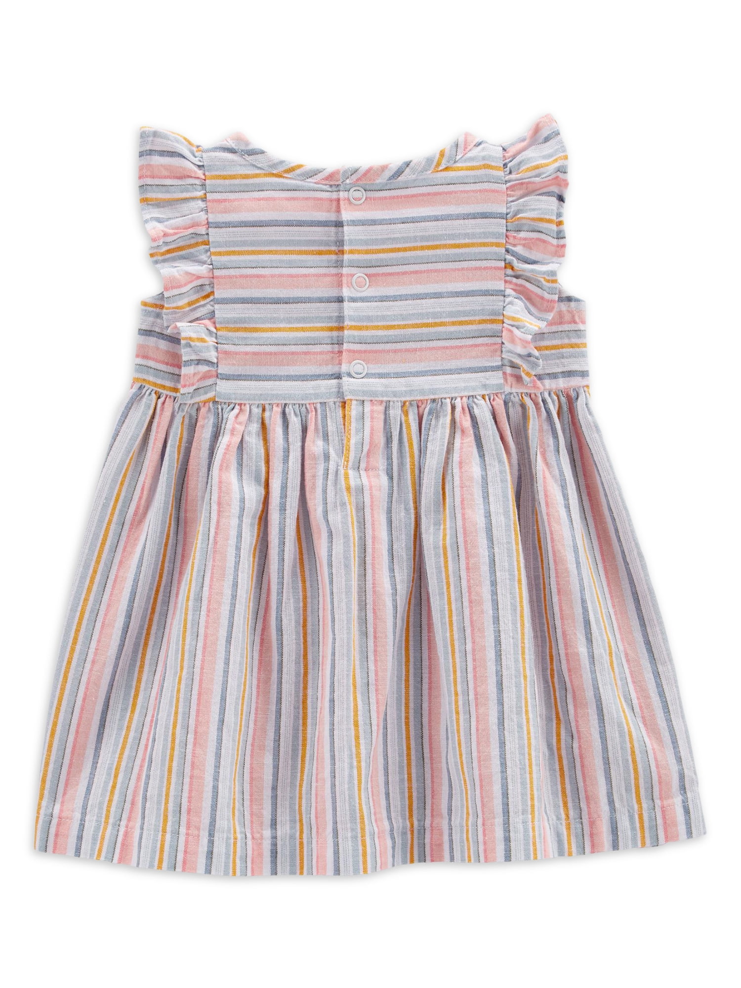Carter's Child of Mine Baby Girl Stripe Sleeveless Dress, 0/3 Months - 24  Months - Walmart.com