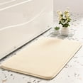 thumbnail image 2 of Beautynvta Bathroom Rugs, Thick Memory Foam Bath Mat, Absorbent and Quick Dry Mats for Bathroom Floor Shower, Living Room, Bedroom, 23.6" x 15.7", Beige, 2 of 7