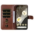 thumbnail image 3 of TECH CIRCLE for Google Pixel 8 Pro Wallet Flip Case, 3 Credit Cards Slot Holder Case with Zipper Pocket, PU Leather Wallet Kickstand Soft TPU Inner Case Cover for Google Pixel 8 Pro,Brown, 3 of 11