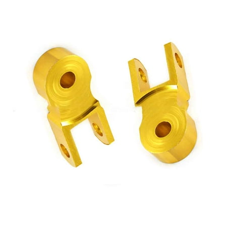 Full Extension Suspension (Holiday Time 2pcs Universal Motorcycle Alloy Shock Absorber Thicken Pad Height Extension Extender Suspension)