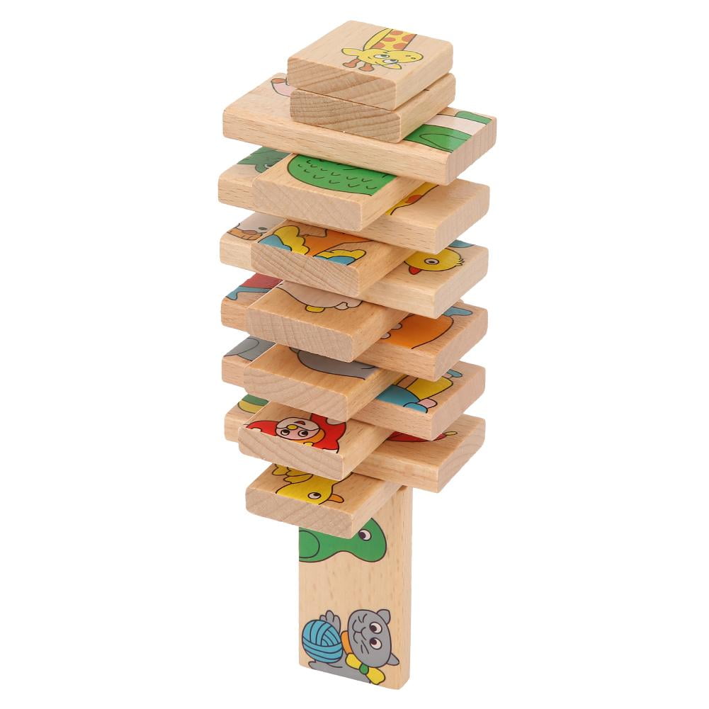 wooden domino blocks