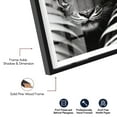 thumbnail image 4 of Tiger Jungle ZV Shadowbox Print Animal Art Prints by Notoriart, Black Frame, 25 x 37, 4 of 7