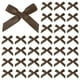 thumbnail image 1 of Uxcell 100-Pack Mini Lazo de Cinta para Manualidades 1.6x1 Pulgada de Tela a Cuadros de Satén para DIY Café, 1 of 1