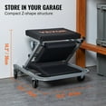 thumbnail image 5 of Shop stools,  2 in-1 Z mechanic creeper Seat Rolling Chair Auto Mechanics Shop Garage Work Stool, 5 of 12