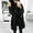 Black, variant on Edvintorg Long Coat Women Solid Color Long Sleeve Body Warmer Jacket Coats Outwear Plus Size Women Coats Winter 2025 Chaquetas Mujer