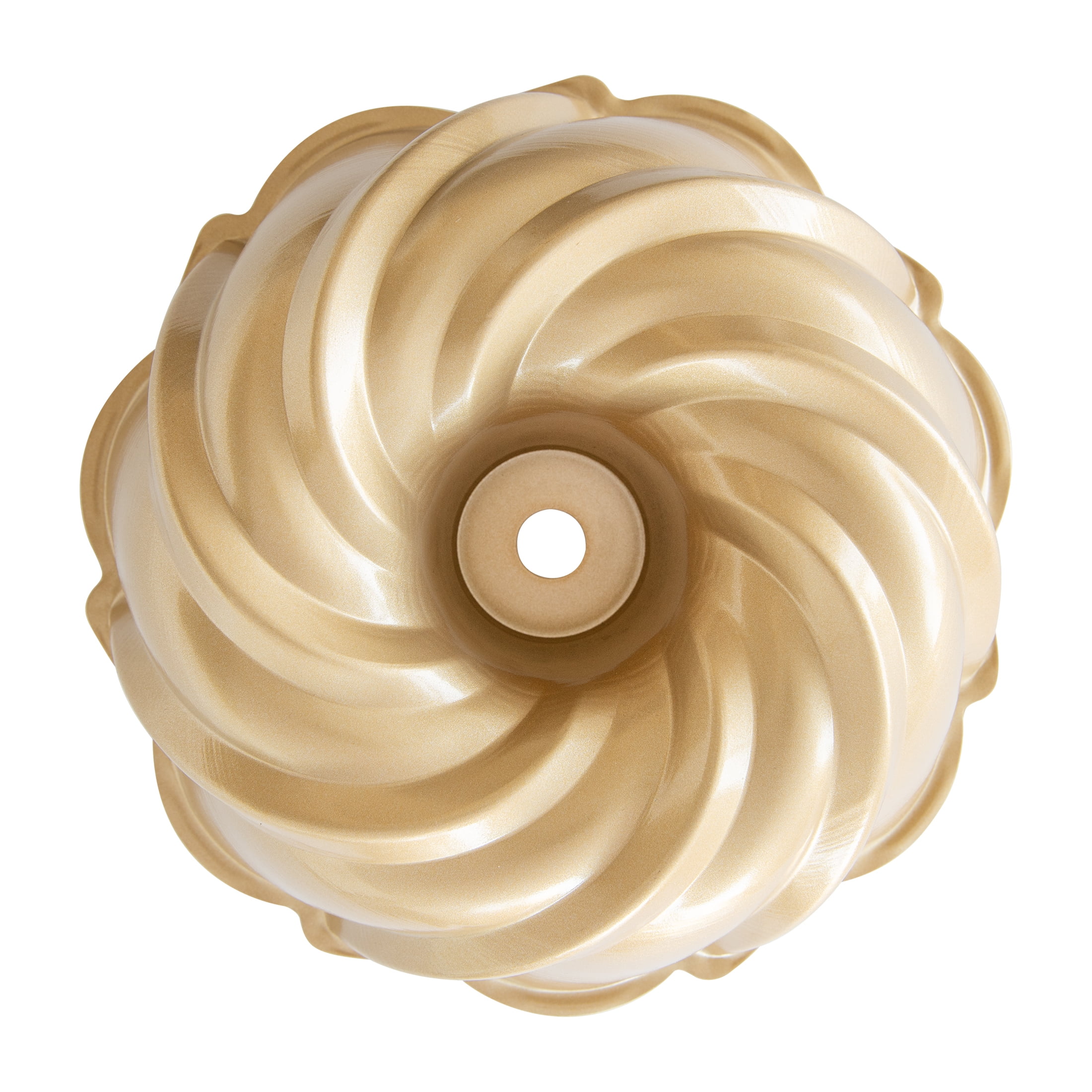 Nordic Ware Swirl Bundt Pan With Keeper 10 Cup, Twilight Blue