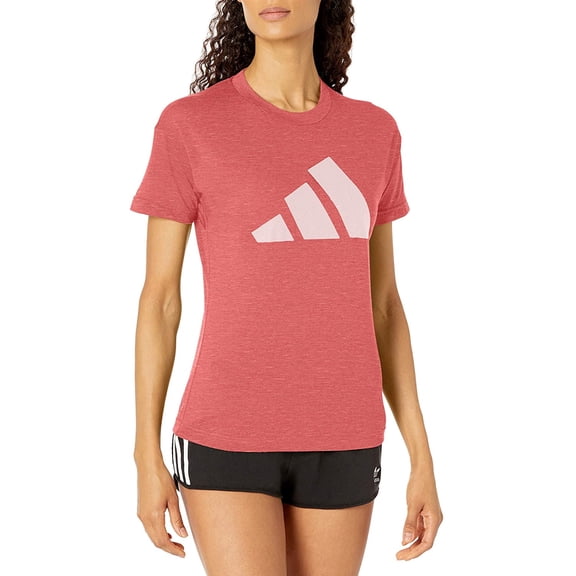 Adidas Women’s Athletics Logo T-Shirt, Pink, X-Small
