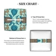 thumbnail image 5 of Lsque Turtles And Seahorses Printed Tissue Box Cover Holder, Facial Paper Organizer Dispenser,Square with Bottom Belt, PVC Leather Decorative Organizer, 5 of 8