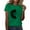Green, variant on Women Shirts Women Sunflower Summer T Shirt Plus Size Loose Blouse Tops Girl Short Sleeve Graphic Casual Tees