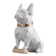 thumbnail image 4 of 1pc Perro Sentado Estatua Escultura Adorno Decoración de oficina en Blanco Sunnimix estatuilla de bulldog francés, 4 of 8