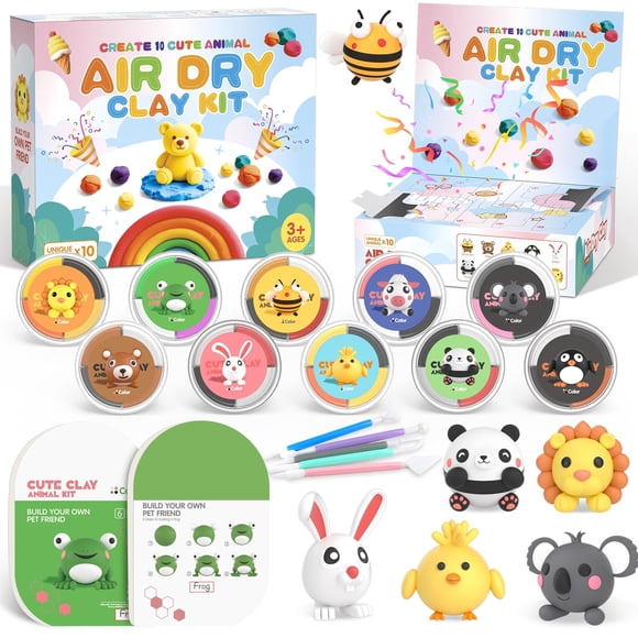 Kit de Arcilla que Seca al Aire Cmiolacuna con Herramientas para Niños