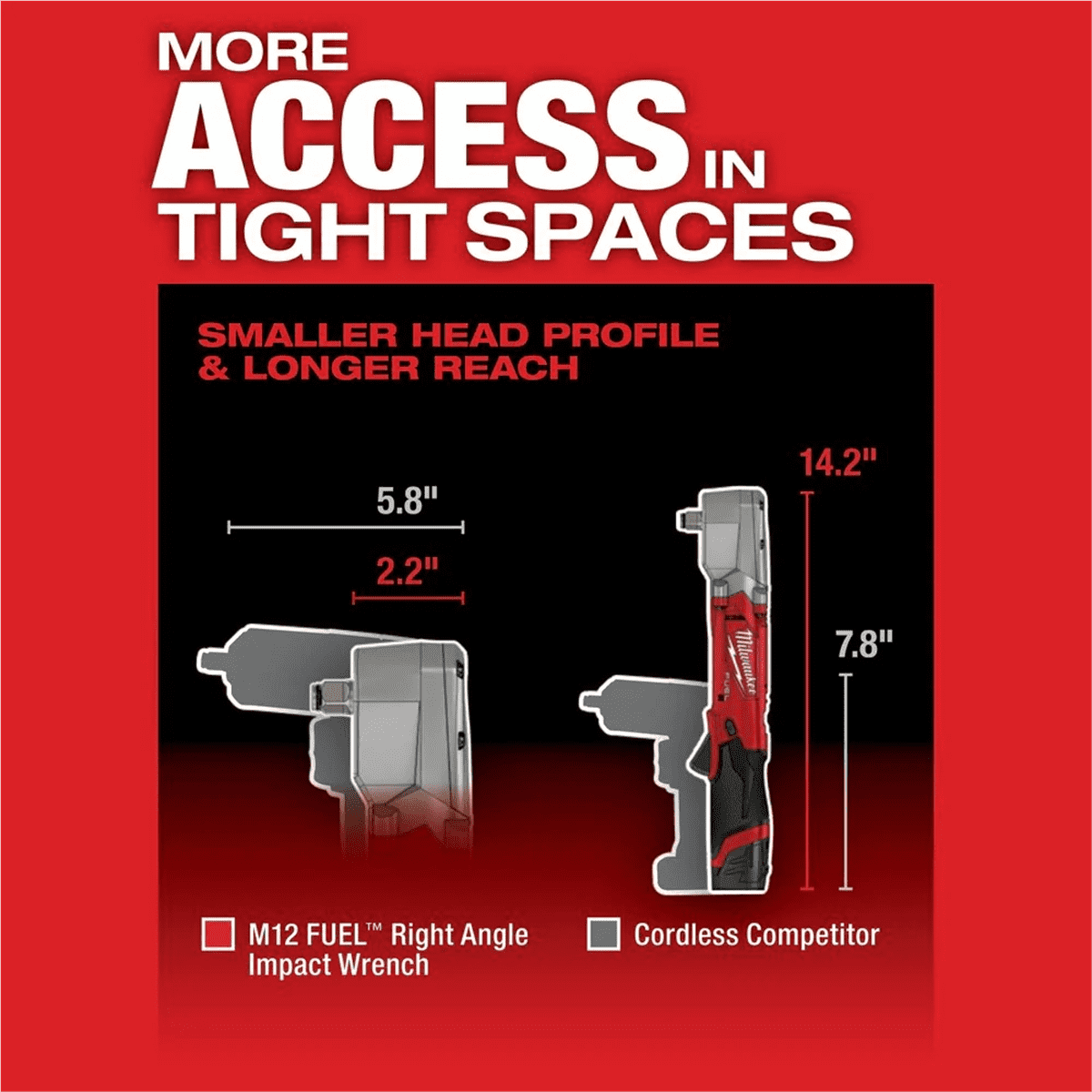 Milwaukee 2465-20 M12 FUEL 3/8" Digital Torque Wrench with ONE-KEY