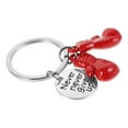 thumbnail image 2 of Shisuyan 1Pcs Boxing Gloves Keychain Metal Portable Design Symbol of Courage for Men Sports Lovers Gym Accessory, 2 of 8