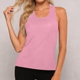 thumbnail image 5 of Gunia Women Tank Tops Yoga Top With Backless Design Breathable Ice Silk Workout Athletic Tank For Fitness And Sports T-Shirts For Women Pink M, 5 of 6