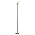 thumbnail image 1 of Brushed Steel Torchiere Floor Lamp, 1 of 2