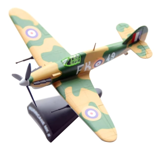 TAPDRA Die-Cast Alloy Hurricane MKII Fighter Model - Perfect Gift for Plane Lovers & Collectors