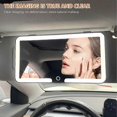 thumbnail image 4 of Car Vanity Mirror, LED Car Sun Visor Mirror, Car Cosmetic Mirror with 3 Lighting Modes, 4 of 5