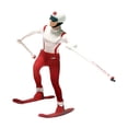 thumbnail image 1 of Figuras de esquí de simulación 1/87, personaje de película, de Micro paisaje, decoración de escritorio, figuras pintadas en miniatura Rojo Sunnimix Figuras de dioramas, 1 of 8