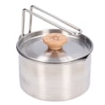 thumbnail image 4 of Outdoor Coffee Pot, Camping Pot Detachable Handle Heat Resistant With Lid For Travel For Picnic, 4 of 8