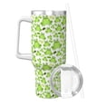 thumbnail image 2 of Daiia Cute Frogs Printed 40 oz Tumbler with Handle,Ice Bully Insulated Tumbler 2 in 1 Lid Insulated Water Bottle Stainless Steel Travel Coffee Mug, 2 of 8