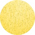 thumbnail image 1 of Ahgly Company Machine Washable Indoor Round Solid Yellow Modern Area Rugs, 8' Round, 1 of 4