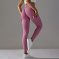 thumbnail image 2 of Sngxgn Winter Warm Leggings Women Elastic Thermal Legging Pants Lined Thick Tights(Pink,S), 2 of 9