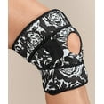 thumbnail image 2 of Nusupport Adjustable Knee Support (Black/White Roses) Medium, 2 of 2