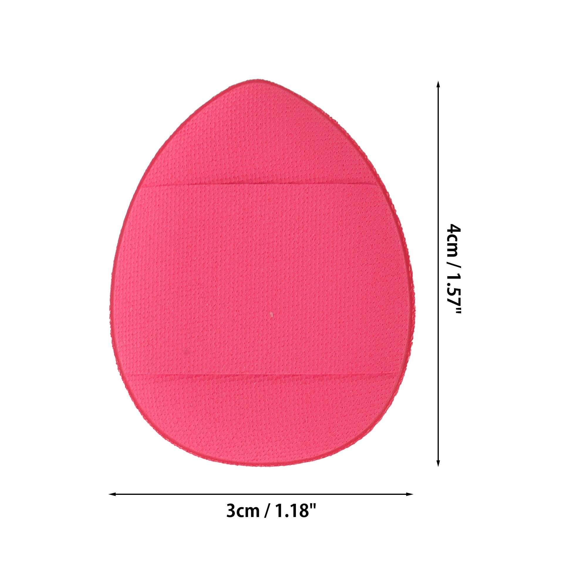 Unique Bargains 5Pcs Portable Mini Face Makeup Sponge for Bedrooms Travel Use Rose Red