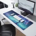 thumbnail image 2 of a Big Tree with a Blue and Pink Light&nbsp;pad Mousewaterproofno Slip&nbsp;for Office Home Work GamingmousematRubber Base Mousepad with Stitched Edges 31.5x11.8inches, 2 of 7