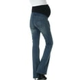 thumbnail image 4 of Maternity Women's Flare Leg Denim Jeans - Medium Indigo 29, 4 of 4