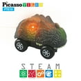 thumbnail image 6 of PicassoTiles 2PCS Race Track Truck & Dinosaur Car Accessories, Compatible with STEM Magnetic Tile Building Kits, Bulk Toy Set for Kids Boys & Girls 3+, 6 of 13