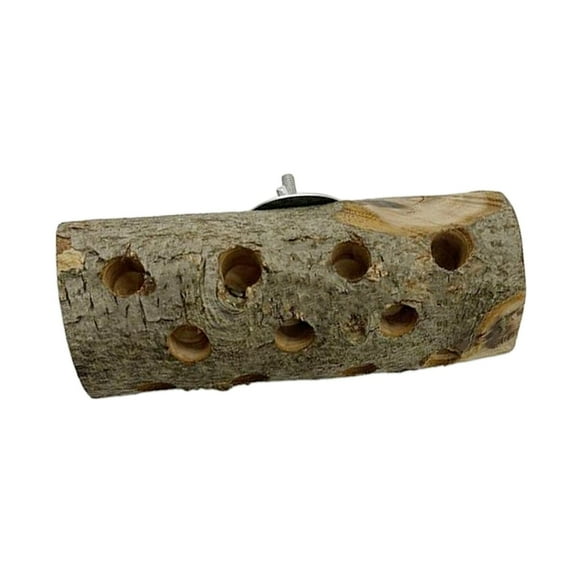 Juguete para molar, juguete para morder, limpieza de dientes, juguete de madera para chinchilla, juguete para hámster. L