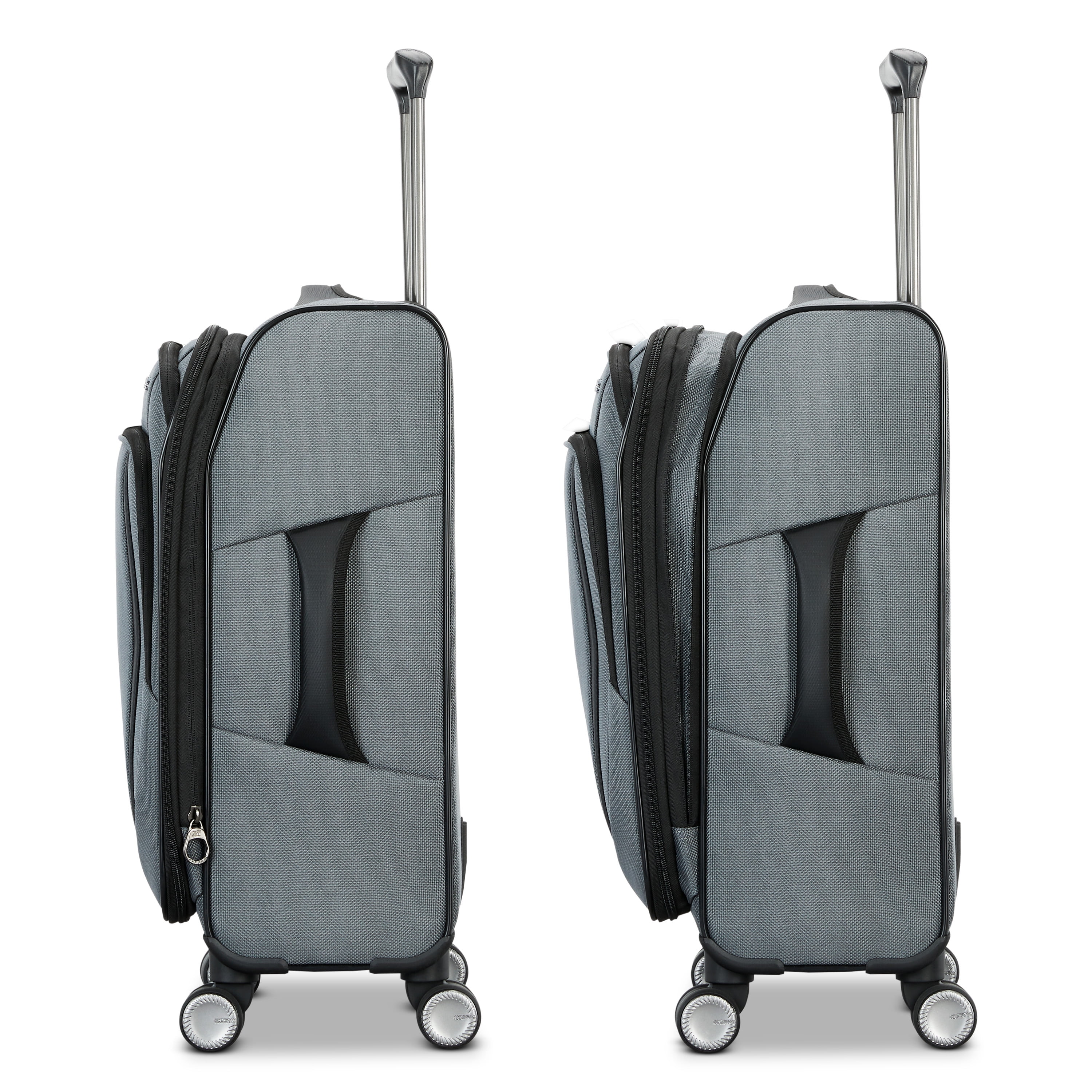 American Tourister Dash XLT Softside Carry On Luggage with Spinner Wheels Single Piece - Graphite