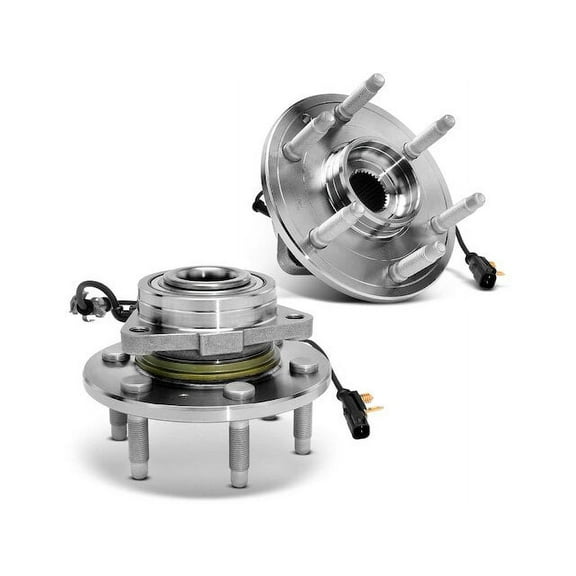 Front Wheel Hub Assembly Set - Compatible with 2014 - 2018 GMC Sierra 1500 2015 2016 2017