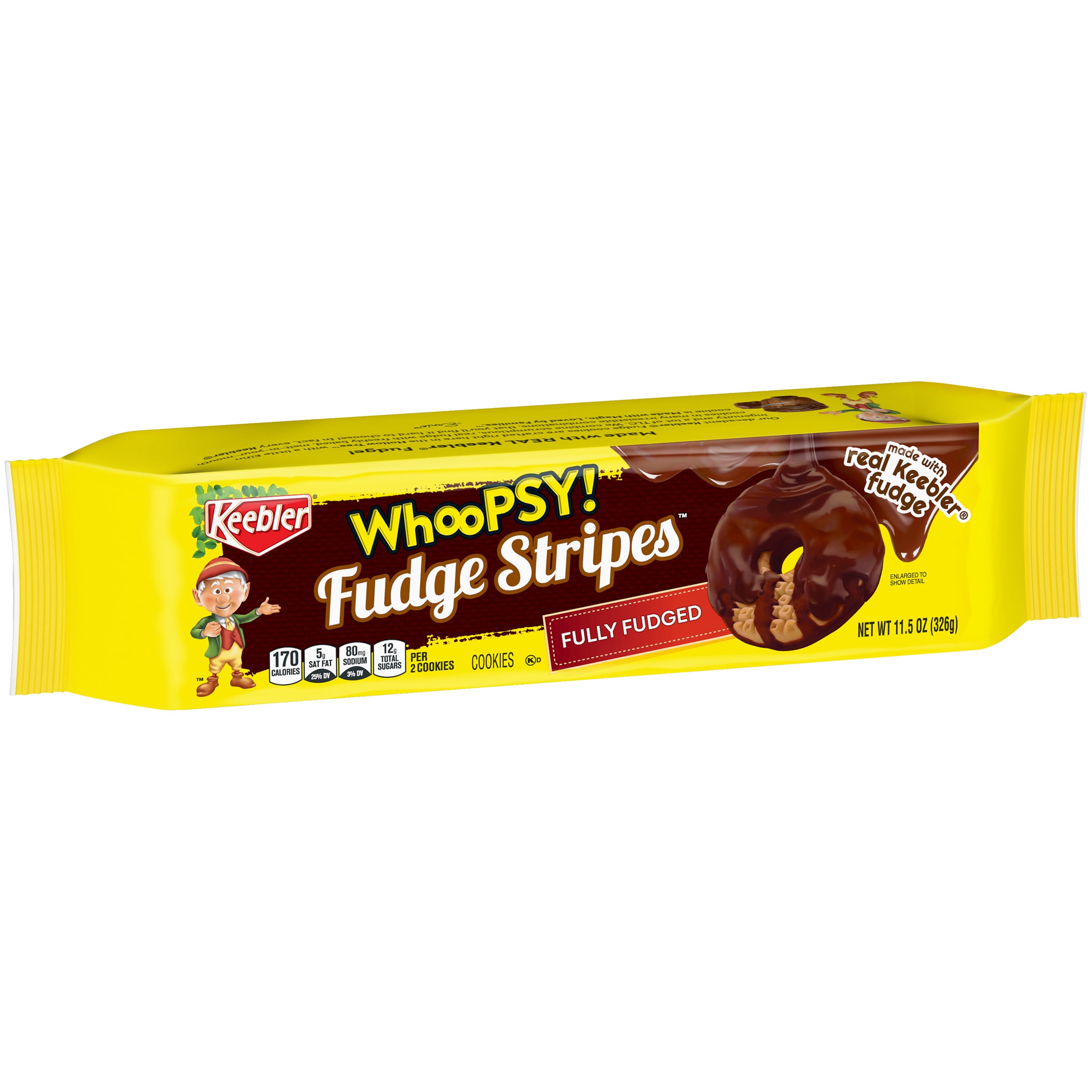 Keebler Whoospy! Fudge Stripes Fully Fudged Cookies 11.5 oz Walmart