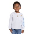 thumbnail image 6 of Bluey Toddler Boys Holiday Thermal Henley Shirt with Long Sleeves, Sizes 12M-5T, 6 of 9