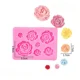 thumbnail image 4 of Moldes de silicona con forma de mini rosas en 3D para hacer tú mismo, hechos a mano, para chocolate, fondant, pasteles, dulces, accesorios y herramientas para hornear, 4 of 5