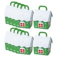 thumbnail image 1 of Under 10 Event & Party 10PCS Christmas Decoration Christmas Eve Christmas Candy Box Packaging Box Gift Box Gift Creative House Type Christmas Candy Box, 1 of 9